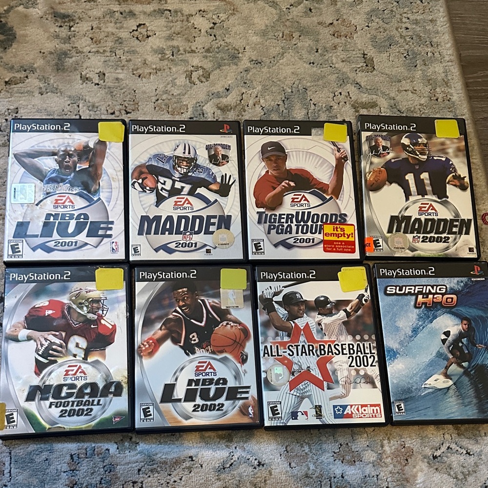 2000s PLAYSTATION sports games